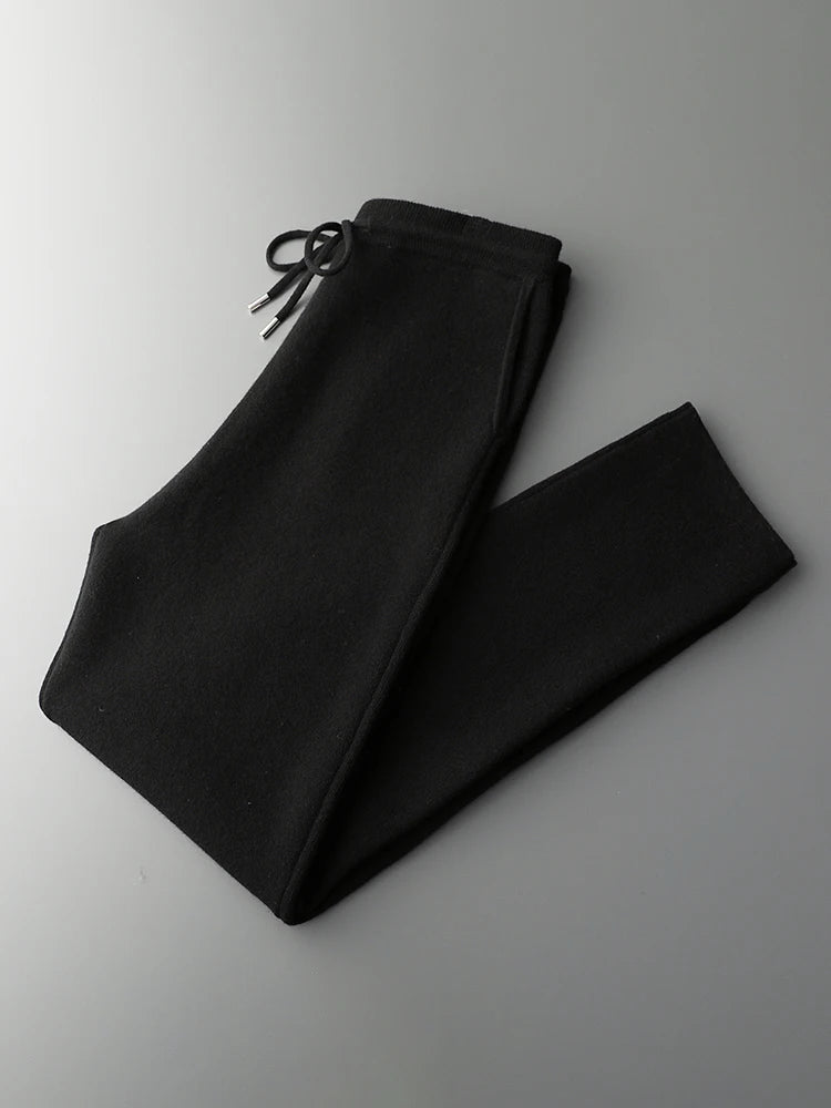Ensemble Chamonix 100% Laine Mérinos Black Pant