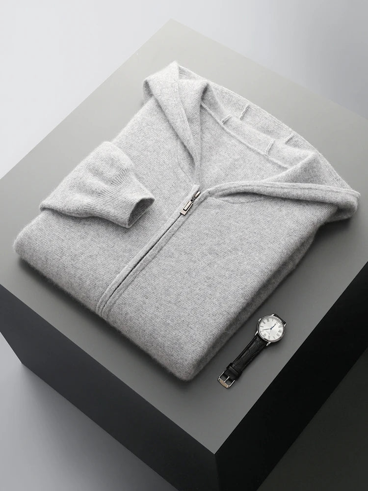 Ensemble Chamonix 100% Laine Mérinos Light Grey 2 