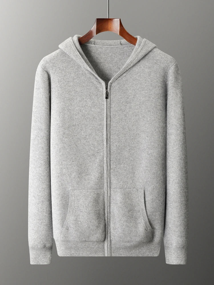 Ensemble Chamonix 100% Laine Mérinos Light Grey Veste
