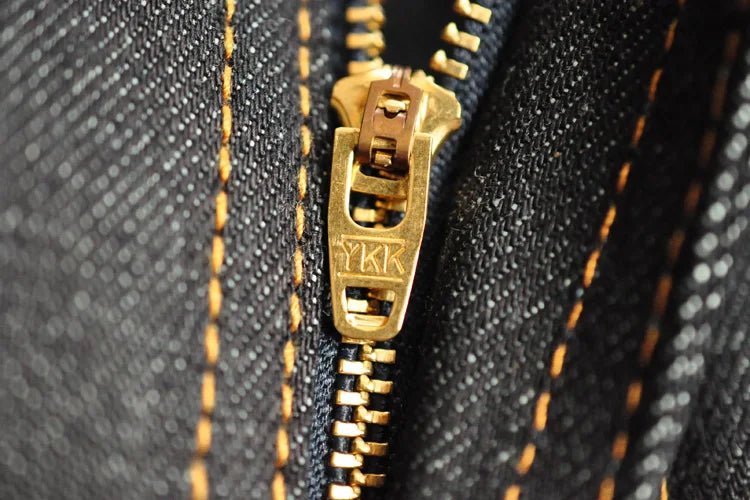 Jean Brutus Selvedge Qualité Supérieure Details fermeture 