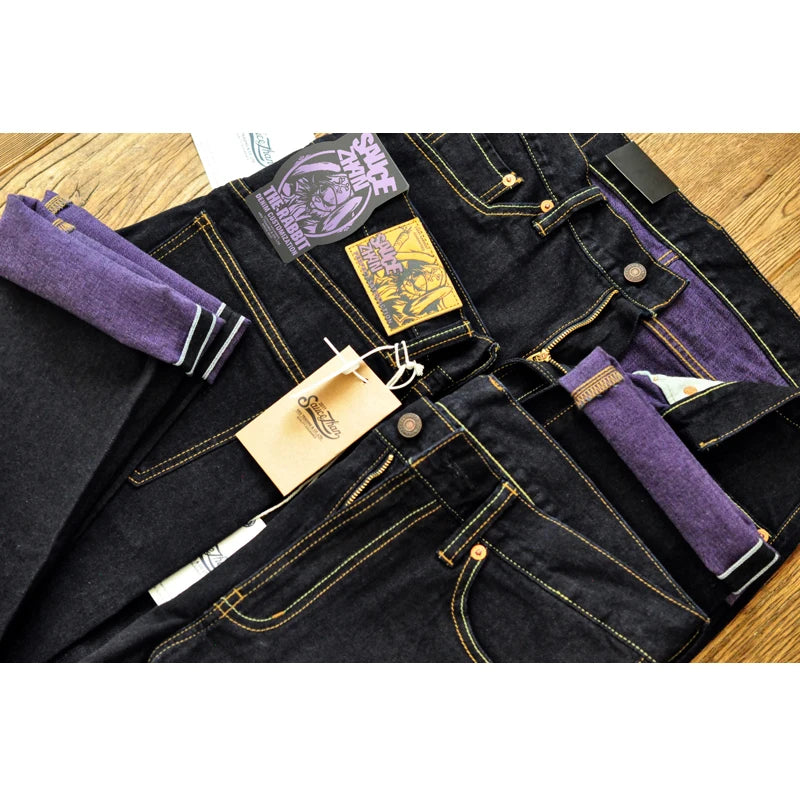 Jean Purple Dali Selvedge 