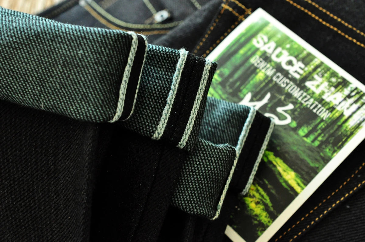 Jean SauceZhan Rain Forest Haute Qualité  Selvedge