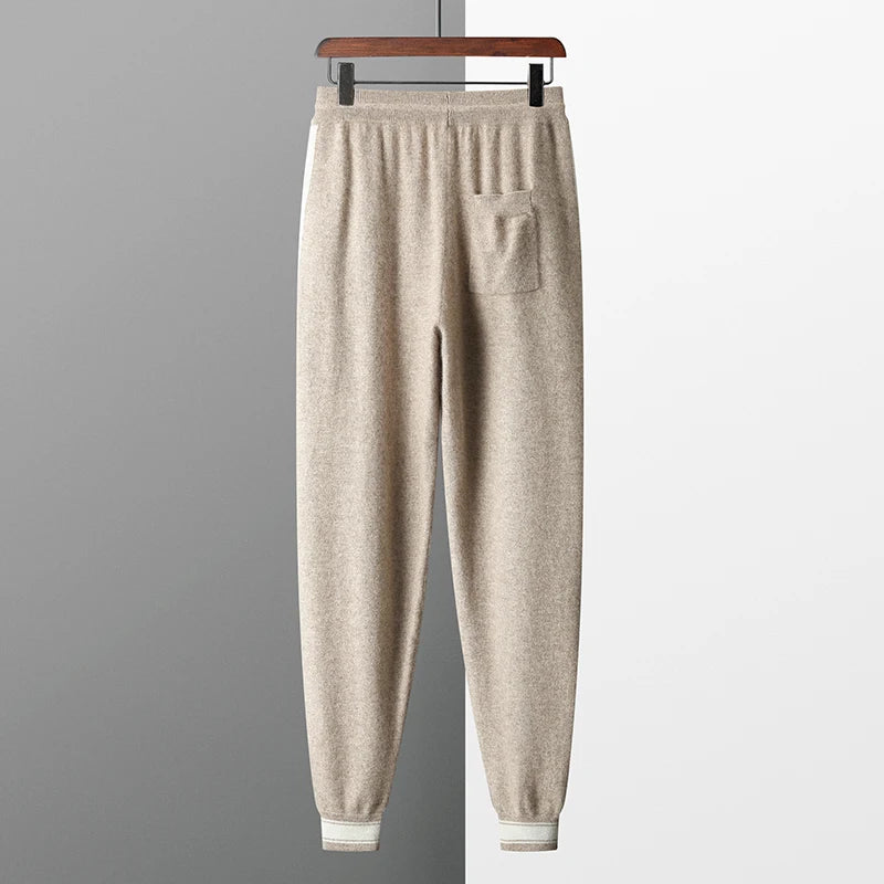 Jogging Pyrénées 100% Cachemire Camel Détails Arrière