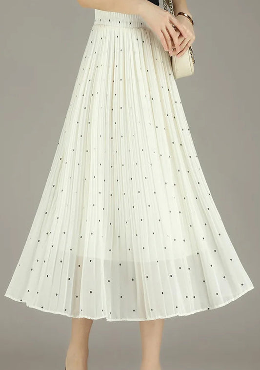 Jupe Tulle Pois en polyester, légère et mi-mollet, avec taille élastique. Disponible en 3 couleurs |SuzzaneMarket.