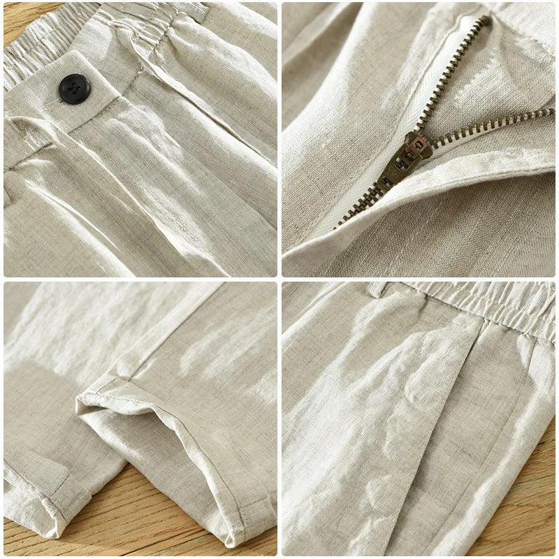 Pantalon Bonifacio 100% Lin Details 2