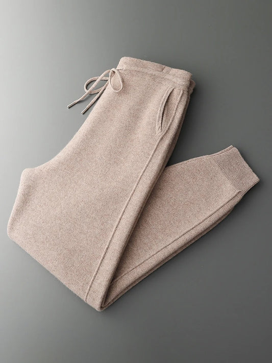 Pantalon Jogging Boden 100% Laine Mérinos Camel 