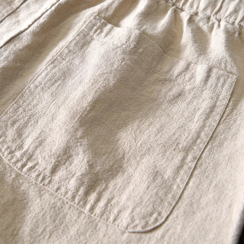 Pantalon Monte-Carlo Lin Détails Beige 1