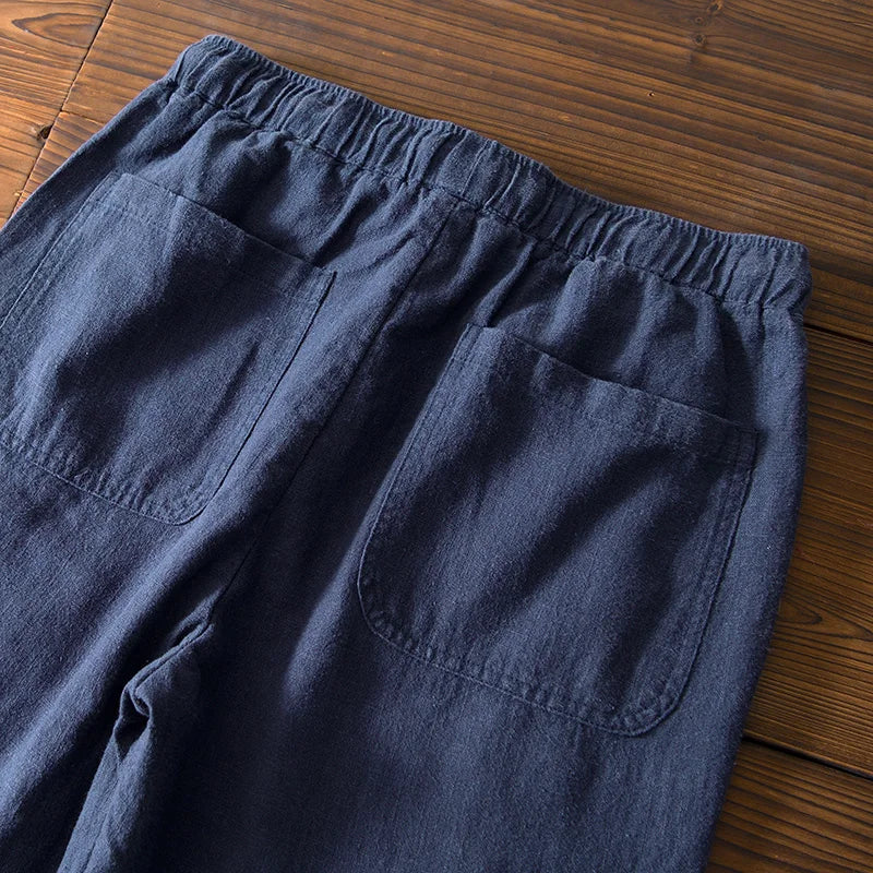 Pantalon Monte-Carlo Lin Détails Navy Blue 2