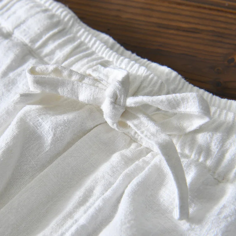 Pantalon Monte-Carlo Lin Détails White