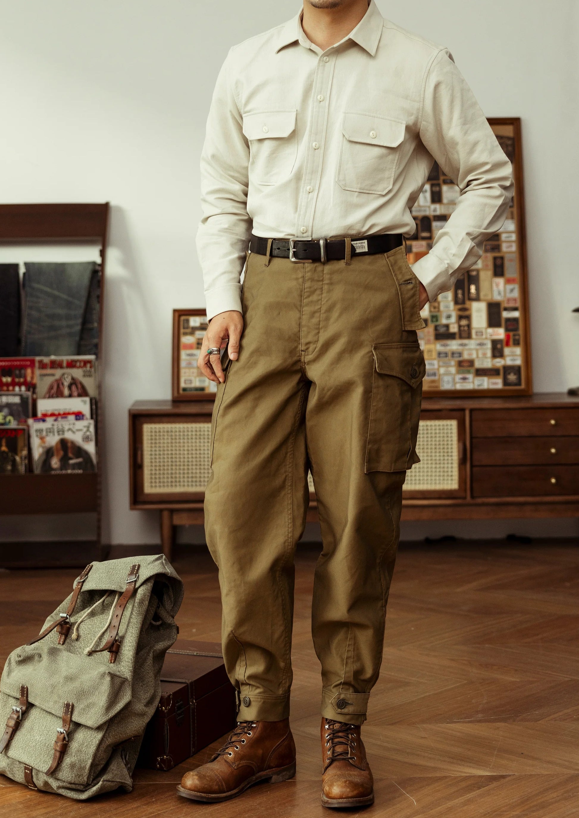 Pantalon Vigneron Cargo 100% Coton Haute Qualité 4