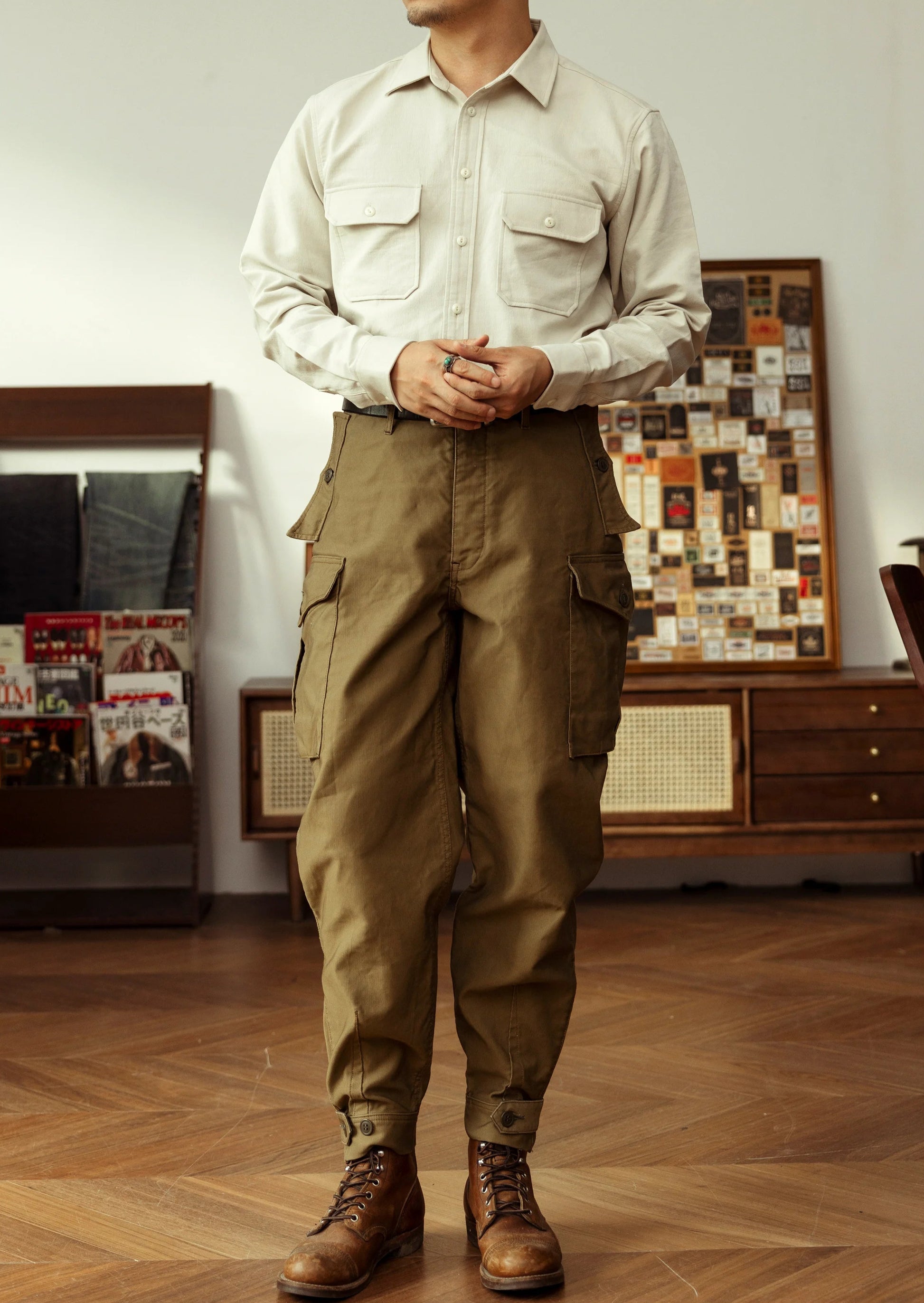 Pantalon Vigneron Cargo 100% Coton Haute Qualité 5