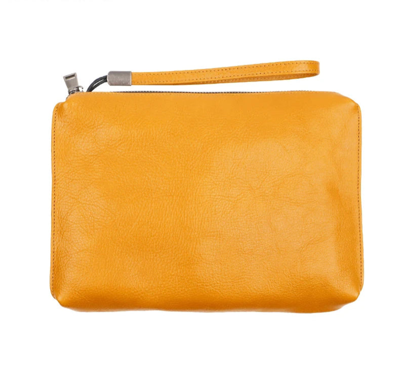 Pochette Constantine en Cuir Véritable Yellow Détails