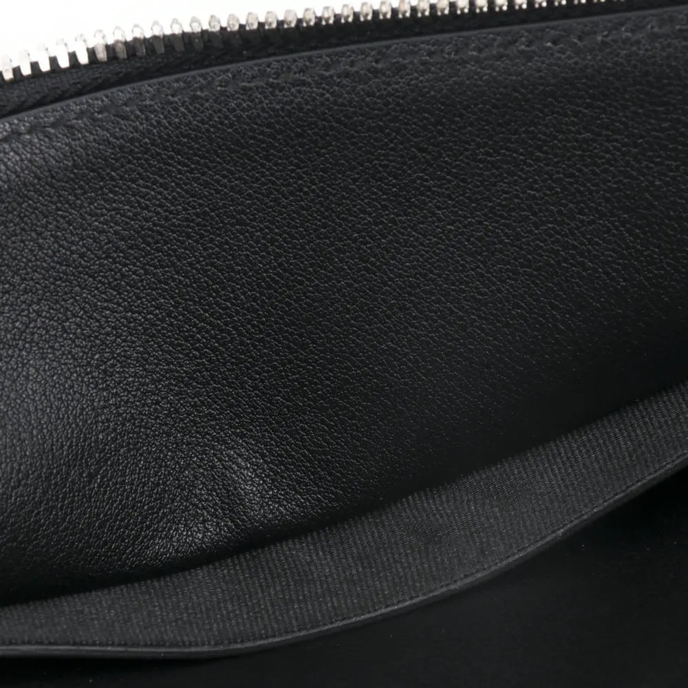 Pochette Nairobi en Cuir d'Autruche Véritable Détails Cuir intérieur