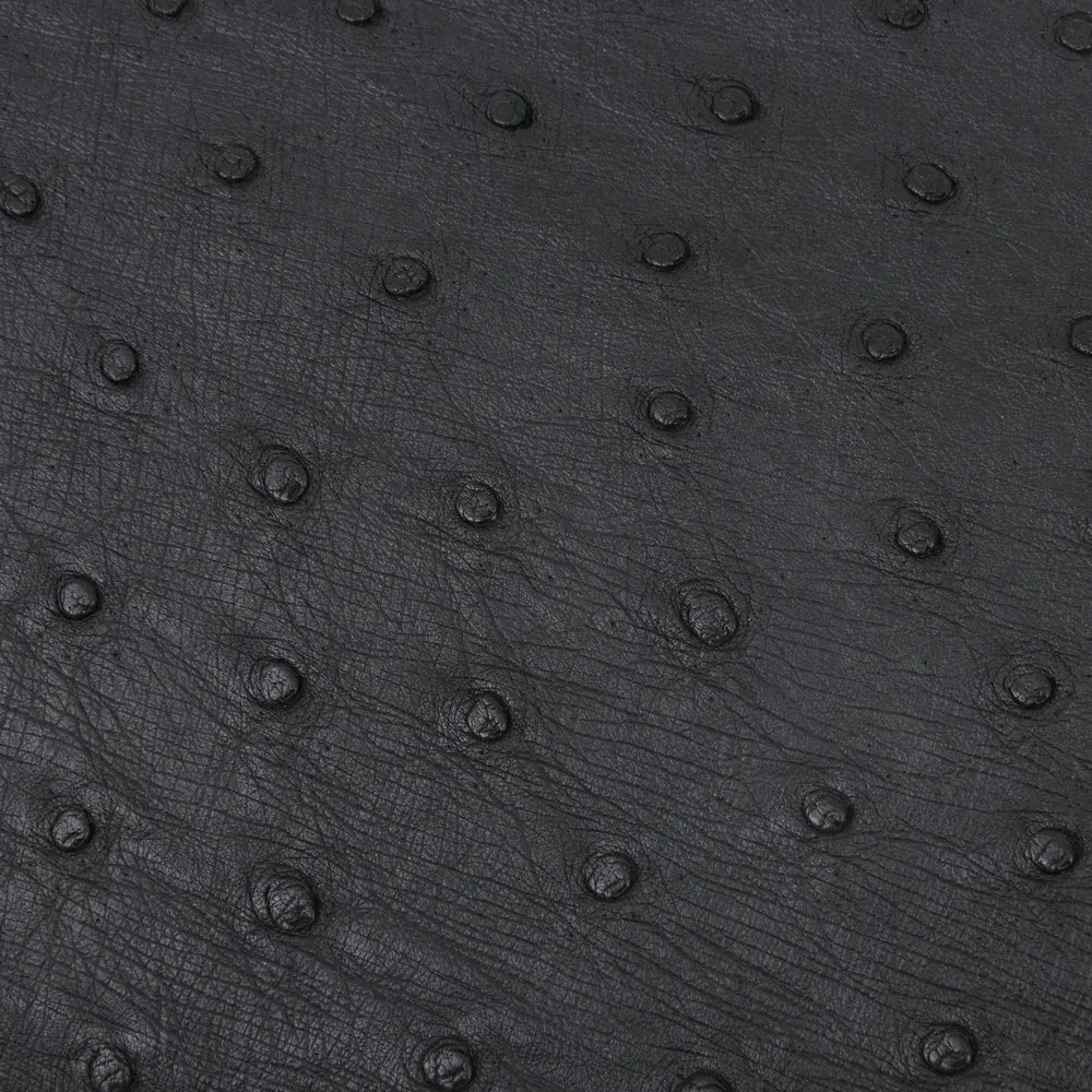 Pochette Nairobi en Cuir d'Autruche Véritable Détails Matière