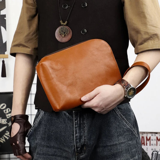 Pochette Côme en Cuir Souple