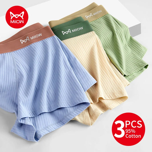 MiiOW  coton boxer x3