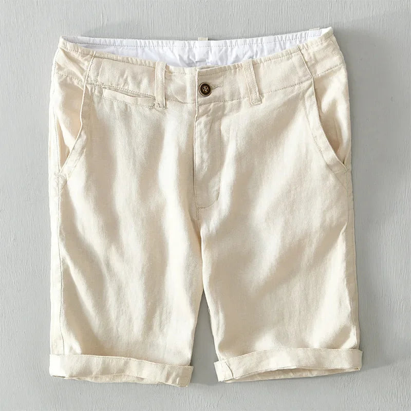 Short Provence 100% Lin Beige