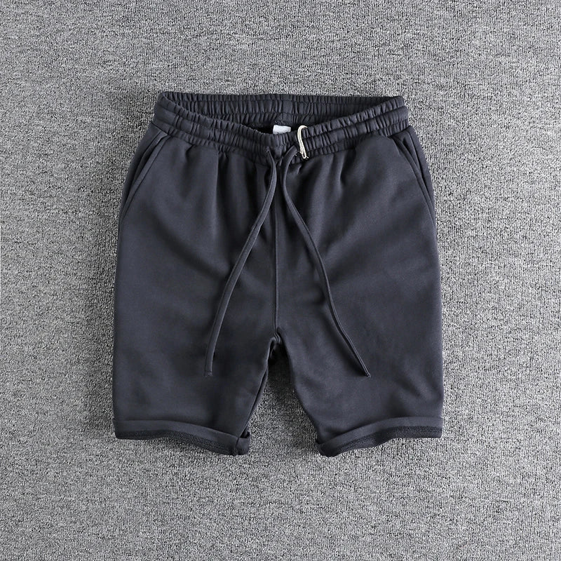 Short Séville en coton confort Jogging Bleu Foncé