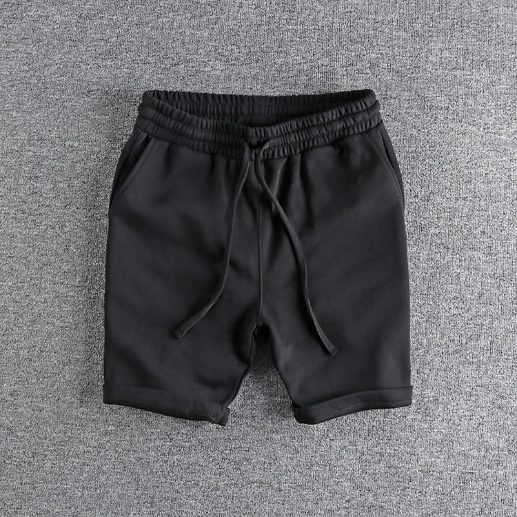 Short Séville en coton confort Jogging Noir