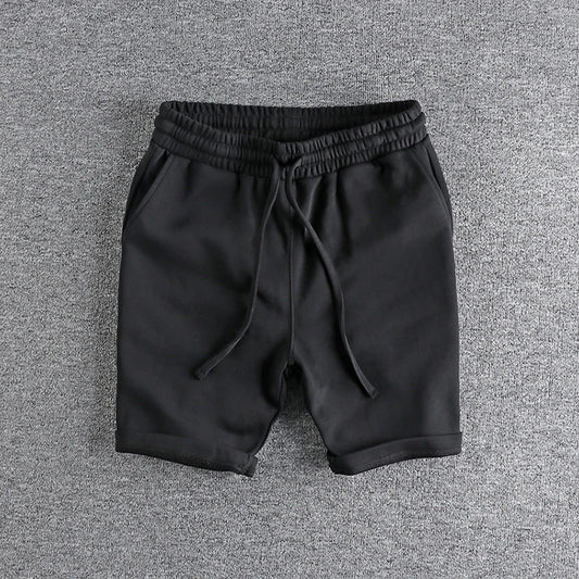 Short Séville en coton confort Jogging Noir