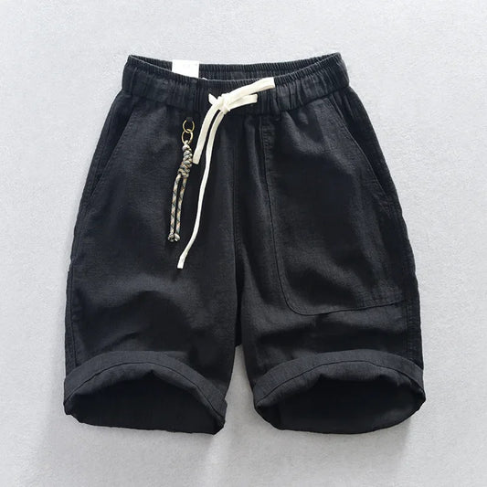 Short Valence Coton/Lin Noir