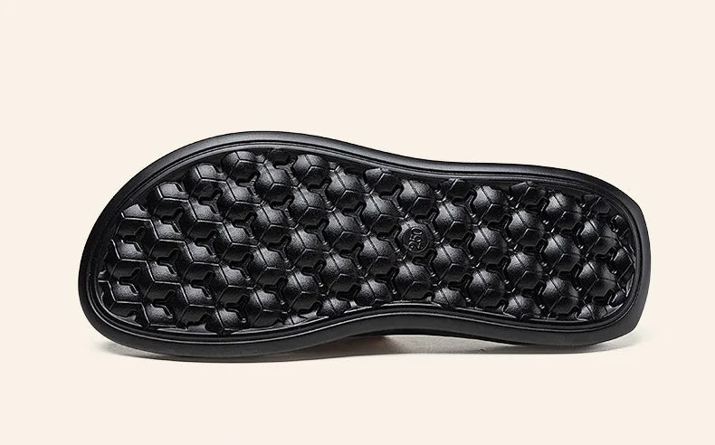 Slippers Croco Black/Brown 