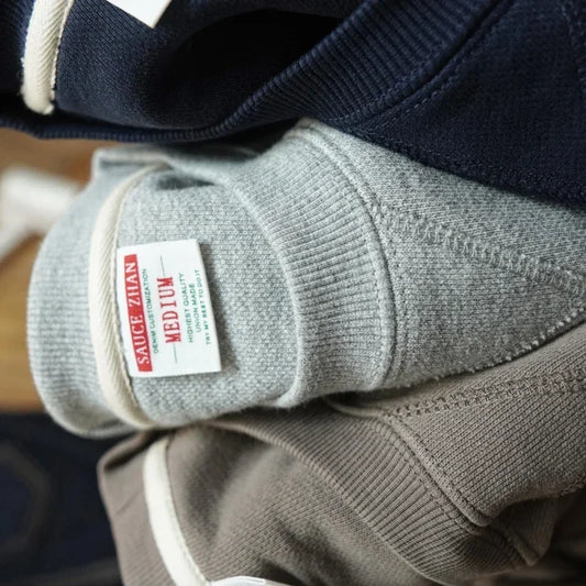 Sweat Ozaka 100% Coton Qualité Supérieure Détails Col