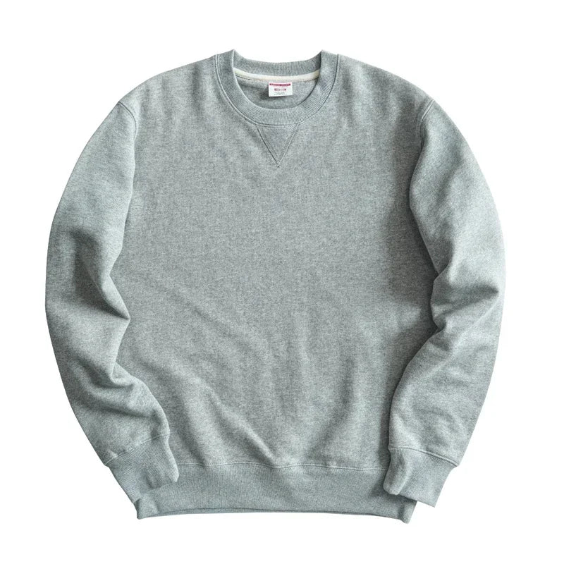 Sweat Ozaka 100% Coton Qualité Supérieure Gris Clair