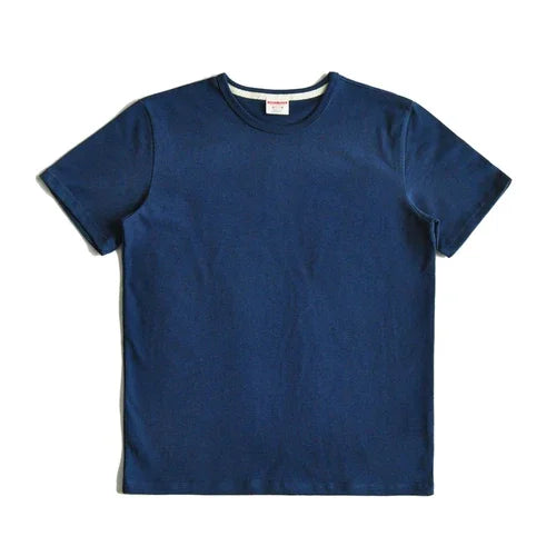 T-Shirt Akita 100% Coton Qualité Supérieur Bleu
