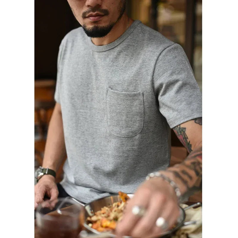 T-Shirt Chiba 100% Coton Qualité Supérieur 340g/m² Gris 1