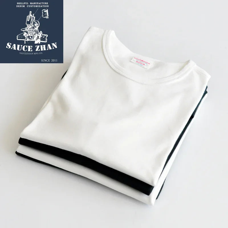 T-Shirt Qualité Supérieure 100% Coton Black or White
