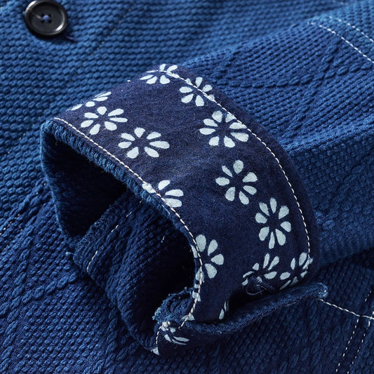 Veste French Worker 100% Coton Détails Manche