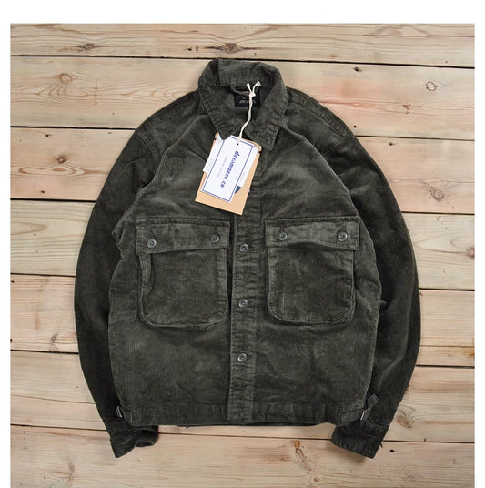 Veste Séquoia Velours 100% Coton Green Grey