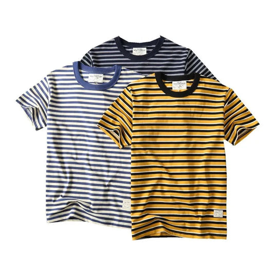 T-shirt Rayé 100% Coton 