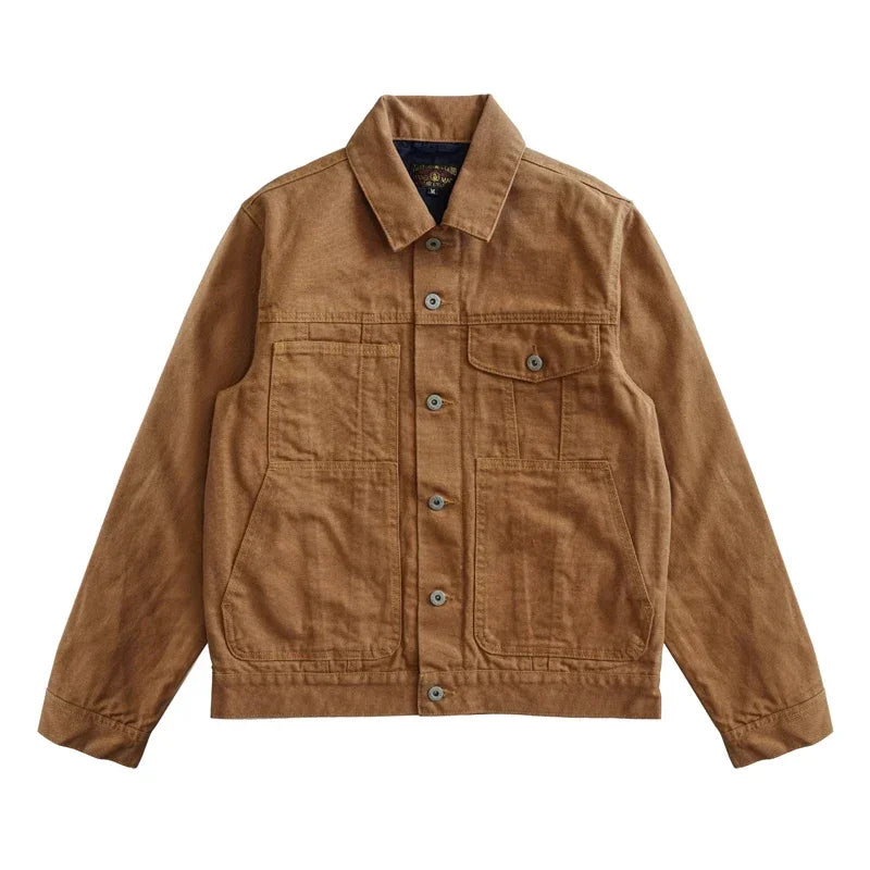 Veste Ranch 100% Coton Marron 