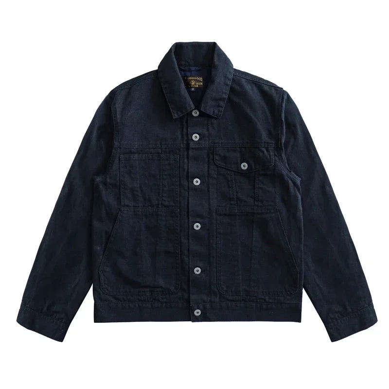 Veste Ranch 100% Coton Noir 